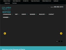 Tablet Screenshot of columbiafallschamber.org